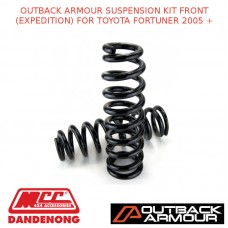 OUTBACK ARMOUR SUSPENSION KIT FRONT (EXPEDITION) FOR TOYOTA FORTUNER 2005 +